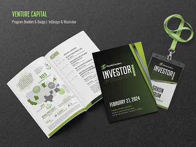 Investor Summit Collateral booklet branding eventcollateral finance financialtech lanyard marketing venturecapital