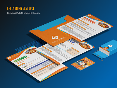 Educational Packet branding education elearning flyers lessonplans marketing packets