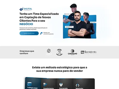 Landing page - Agência agency landing page agency website elementor landing page pagina de captura pagina de venda pagina de vendas agencia página de vendas site agencia ui ux web design web designer wordpress