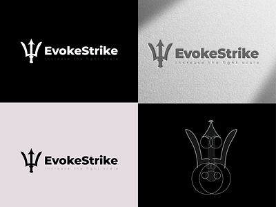EvokeStrike Logo Design 3d logo branding branding logo company logo graphic design logo logo design logo redesign logos minimal logo minimalist reause logo