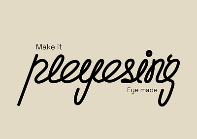 Handwritten Logotype - Pleyesing branding design graphic design handwritten lettering logo type typography vector