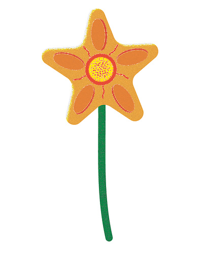 alamanda, one alamanda chriscreates chrismogren design drawing flower illustration orange yellow