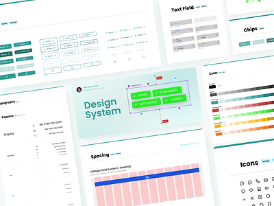 Design System | Hadi Tayefeh Kazemi branding component design system graphic design icon product design ui ui kit uixu userexperience userinterface ux