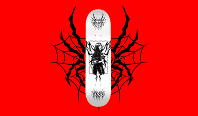 Arachnoid Girl anime art artwork comic design draw drawing graphic design illustration logo manga poster skate skateboard skateboarding tattoo