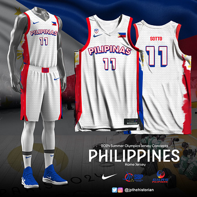 Gilas Pilipinas - 2024 Olympic Jersey Concepts basketball jersey branding jersey design sports sports branding