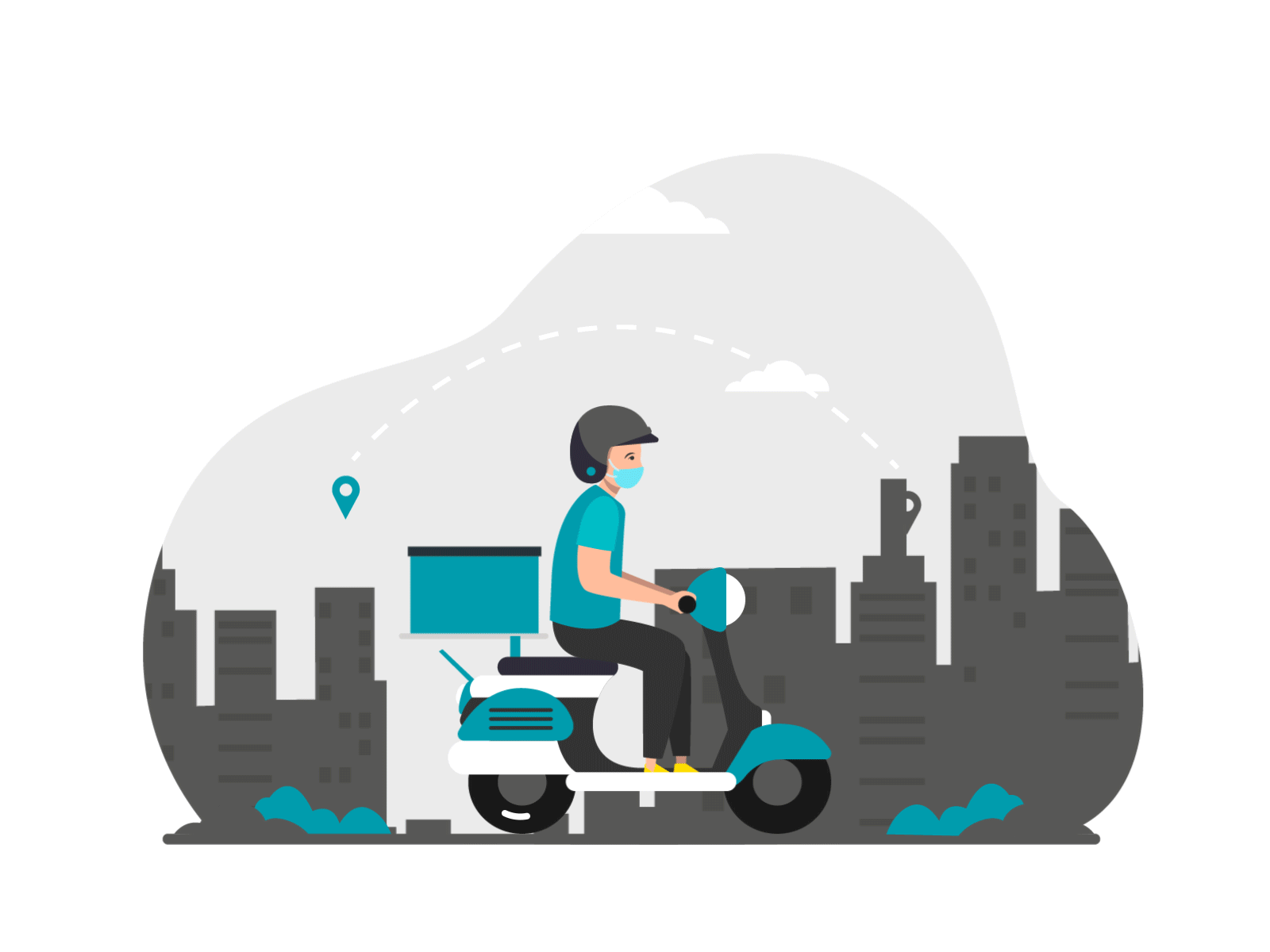 Delivery man by Freddy Moreno on Dribbble