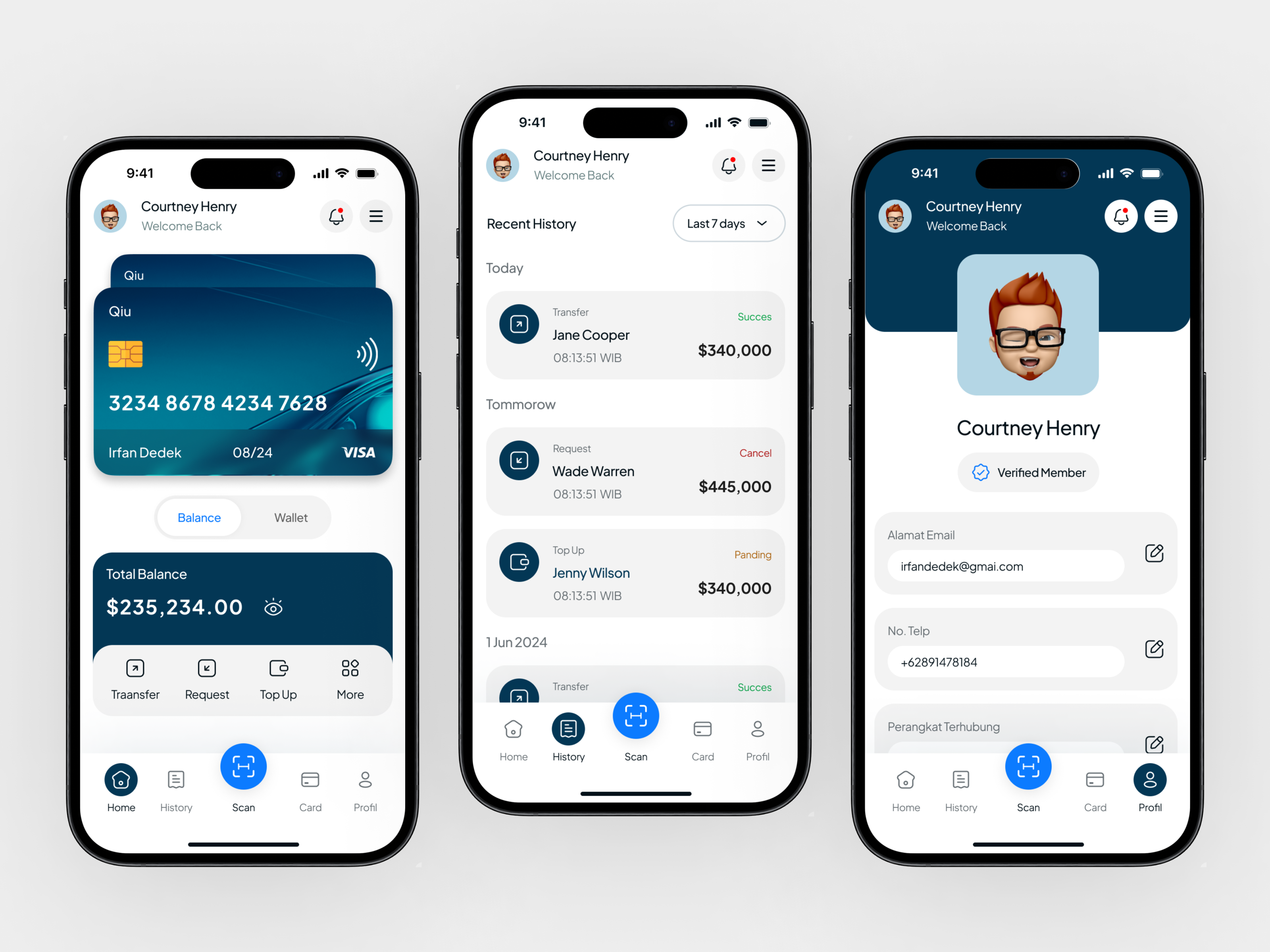 Example of Custom Mobile App UI Design (10 Screens)