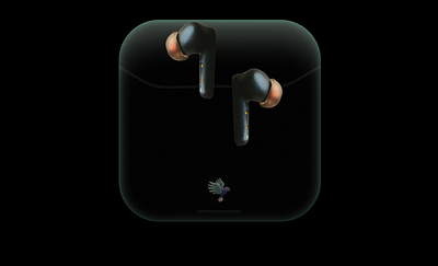 Using Glassy effects on Figma brand design earbud earcase earphone figma glass effect glassy effect ui