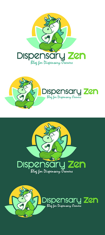 Dispensary Zen Logo branding design graphic design illustration logo minimal vector zen