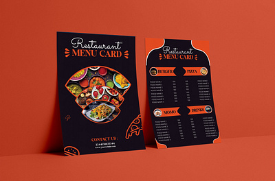 ELEGANT RESTAURANT MENU CARD DESIGN banner restaurant