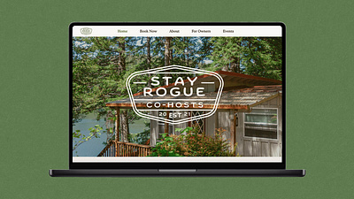 Stay Rogue Co-Hosts Logo and Website branding creative direction graphic design logo visual identity web design website