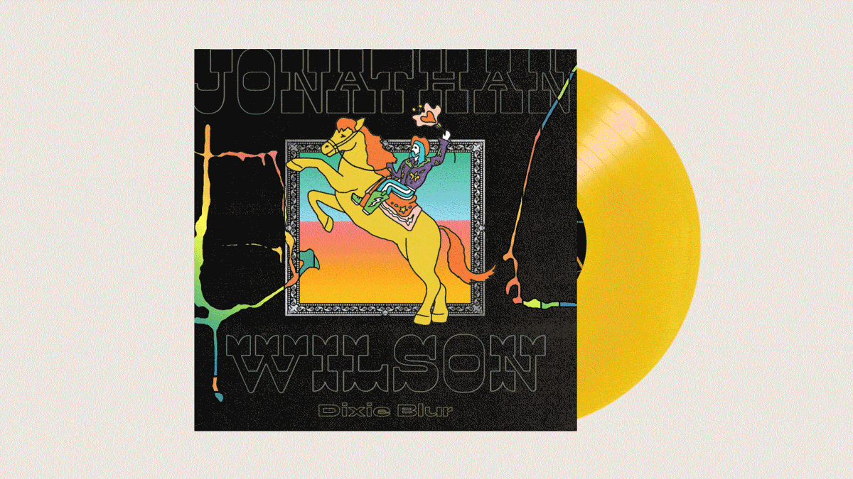 Jonathan Wilson Album Artwork album art creative direction design gradient graphic design illustration jonathan wilson line drawing music vinyl visual identity