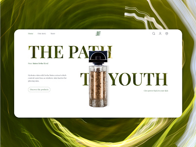 The Path To Youth - E-commerce Website ui