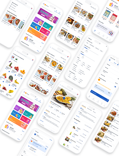 Click, Cart, Cook. A seamless cooking journey app design art creative design product ui