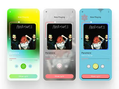 Music Playlist Mobile Apps application mobileapps music playlist ui design ux design