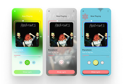 Music Playlist Mobile Apps application mobileapps music playlist ui design ux design