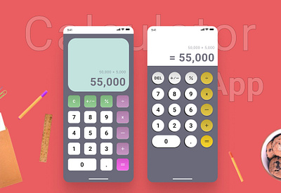 Calculator Apps calculator design graphic design mobile apps ui design uiux design ux design