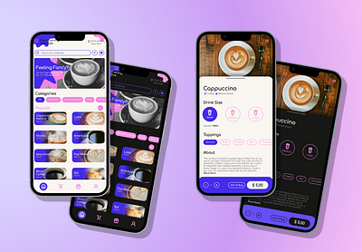Coffee Shop App app design coffee shop figma ui
