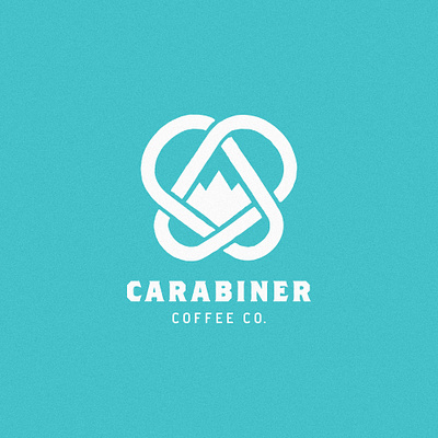 Carabiner Coffee Co. badge branding coffee design graphic design hiking icon identity illustration logo logo system outdoor rock climbing system texture type vector