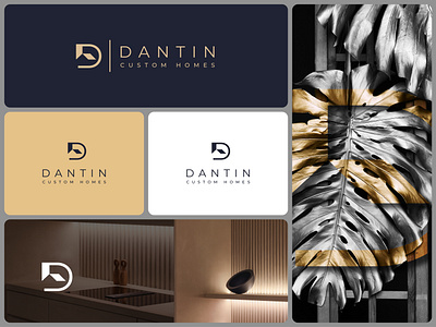 Dantin Custom Homes Logo brandidentity branding corporateidentity graphicdesign identitydesign logodesign logodesigner logofolio logoinspiration logoinspo pixiirodesign visualidentity