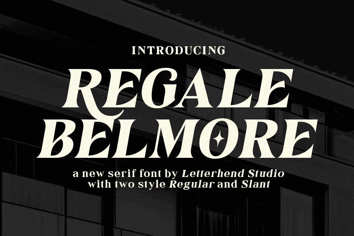 Regale Belmore Serif freebies stylish font