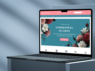 Transforming "Florals by Busra" with Shopify Website Design 3d branding design florals website flower shop flower shop website flower website graphic design illustration shopify shopify templete shopify theme shopify website typography ui ui design us design ux vector web uiux