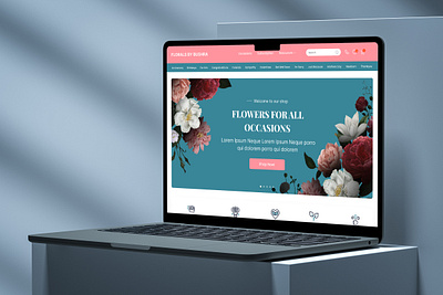Transforming "Florals by Busra" with Shopify Website Design 3d branding design florals website flower shop flower shop website flower website graphic design illustration shopify shopify templete shopify theme shopify website typography ui ui design us design ux vector web uiux