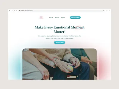 Hero section exploration design ui web webdesign