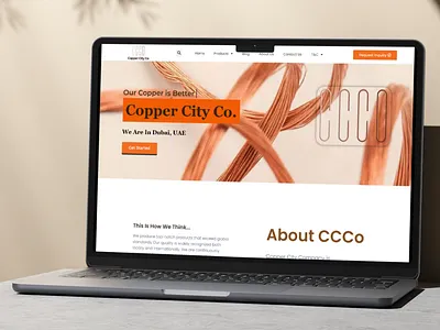 Copper Company Website Design content heavy website transportation