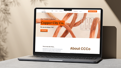 Copper Company Website Design content heavy website transportation