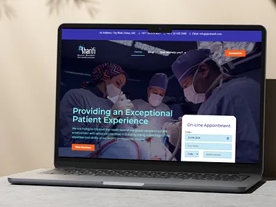 Doctor and clinic website design content heavy website transportation