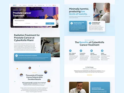 Medical landing page design doctor landing page medicine ui web webdesign