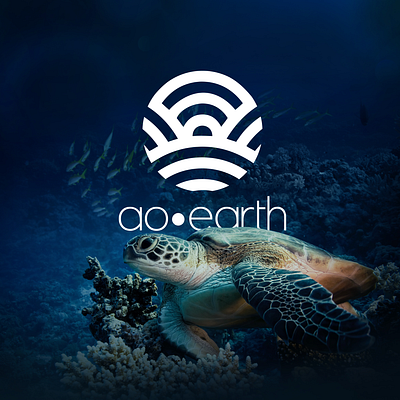 Ao Earth Brand and Website branding graphic design logo