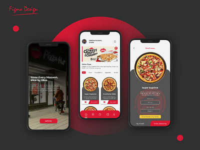 Redesign UI Application Pizza Hut Delivery in Figma concept ui mobile application figma figma design pizza hut delivery redesign ui ui application uiux