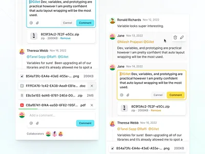 Templates / Comment comment design figma product design ui ui kit