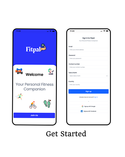 Fitpal App figma ui