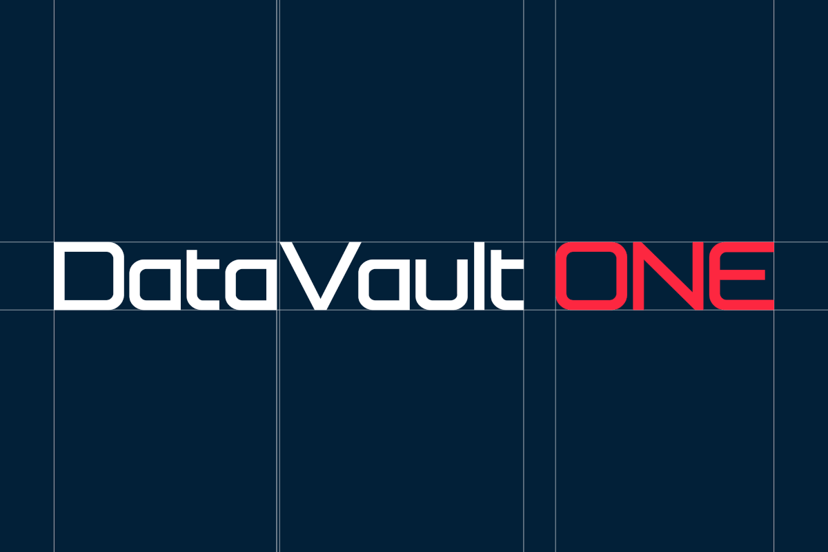 DataVault One brand identity branding graphic design illustrator logo photoshop typography ui web design