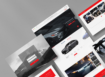 Team design of an e-commerce website car design e commerce landing toyota website