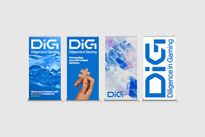 DiG - Diligence in Gaming branding brochure compliance graphic design iconography identity law logo regulatory visual identity web web design website