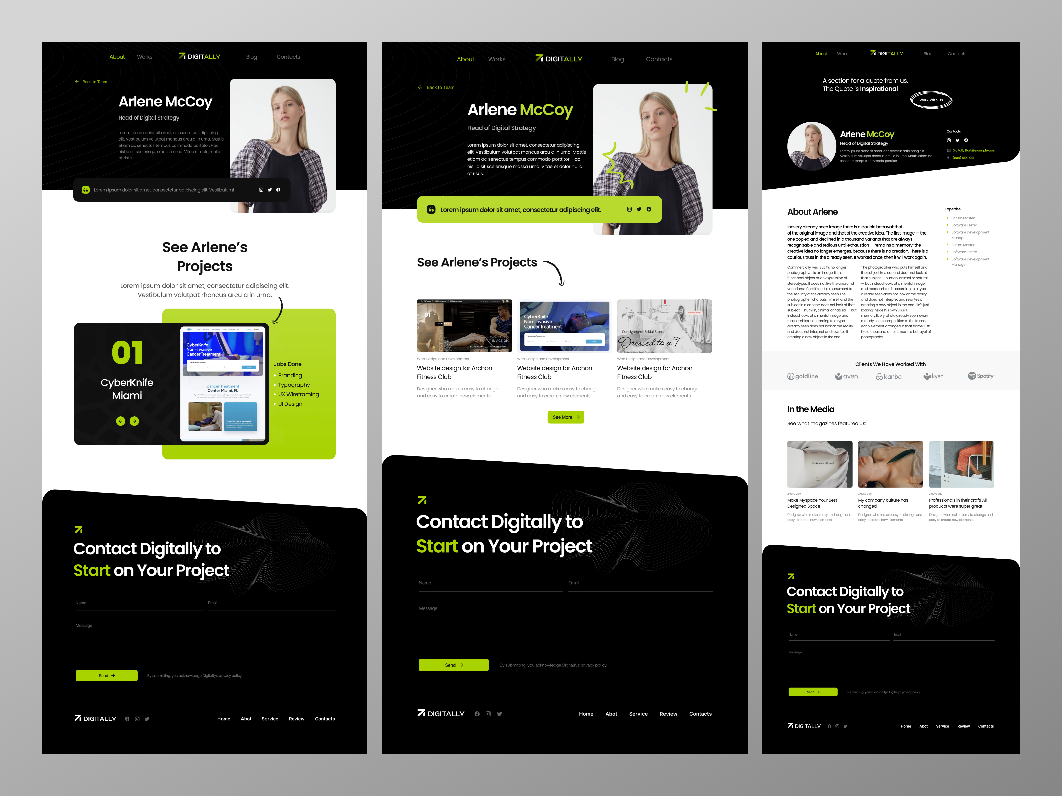 Digital agency landing agency design digital landing page ui web webagency webdesign