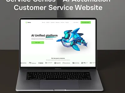 Service Genius - AI Automation Customer Service Website ai ai landing page