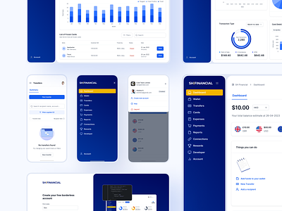 SH:Financial. Case study for financial web app app banking catalog dashboard e banking financial mobile payments responsive settings transfers ui untitled ui ux wallet web
