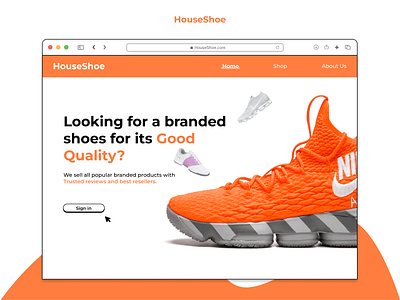 HouseShoe - Branded Shoe Shop branding design graphic design lifestyle online shop shoes style ui website website design