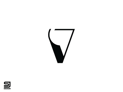 Minimal V Logo 3d brand identity branding design graphic design lettermark logo logo design logo designer minimal logo minimalist logo monogram logo sj design v letter logo v letters v logo v logos v monogram