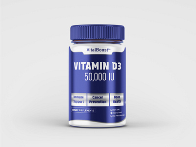 Vitamin D3 Dietary Supplement branding dietary supplement dietary suppliment fitness supplement graphic design health supplement illustration illustrator label label design logo mockup new packaging design photoshop product design protein supplements supplement trending vitamin supplements