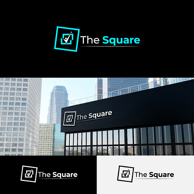 The Square logo branding design graphic design illustration logo vector webdesign