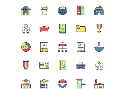 Government System Icons government government icon government system icon design vector icon