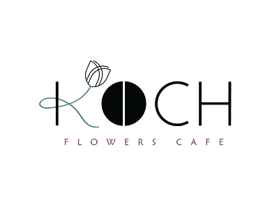 FLOWERS COFFEE - Brand identity branding graphic design logo