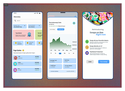 UI Short (Cryptocurrency App ) graphic design logo ui