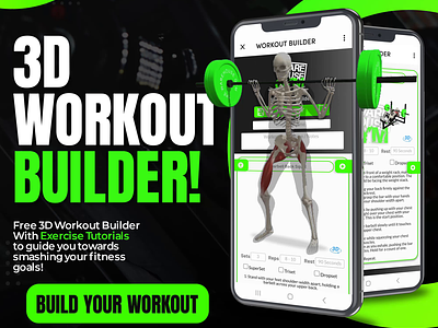 3D Workout Builder Meta Advert
